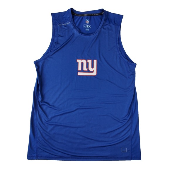 Msx By Michael Strahan Other - NY Giants MSX Michael Strahan‎ Sleeveless Shirt Mens Large Blue NFL Tank